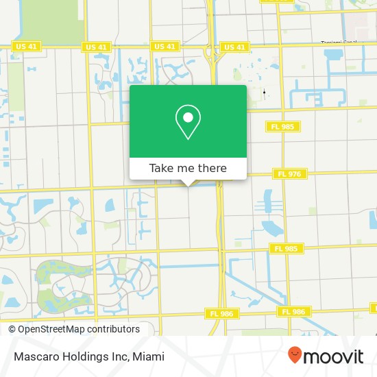 Mascaro Holdings Inc map