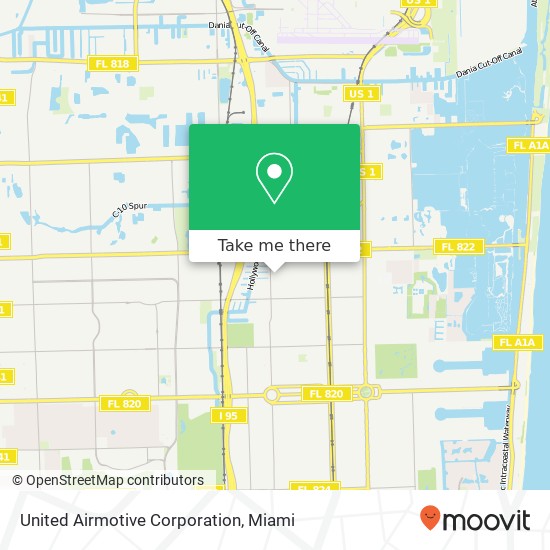 Mapa de United Airmotive Corporation