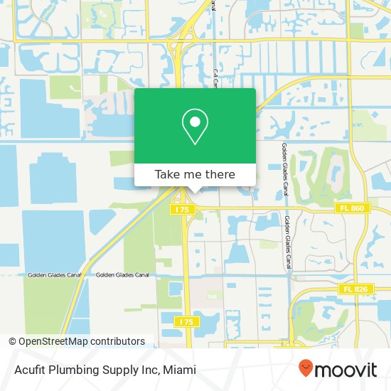Acufit Plumbing Supply Inc map