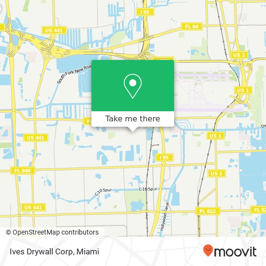 Mapa de Ives Drywall Corp