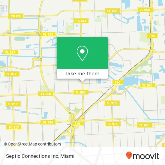 Septic Connections Inc map