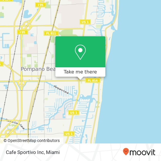 Cafe Sportivo Inc map