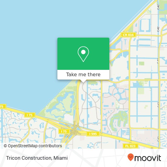 Tricon Construction map