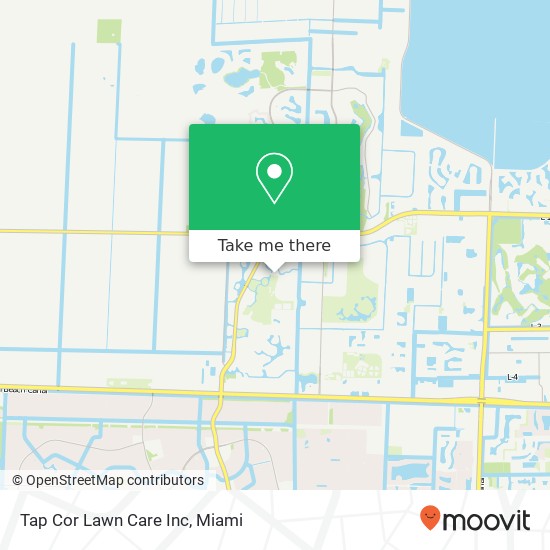 Mapa de Tap Cor Lawn Care Inc