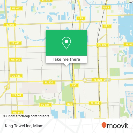 King Towel Inc map