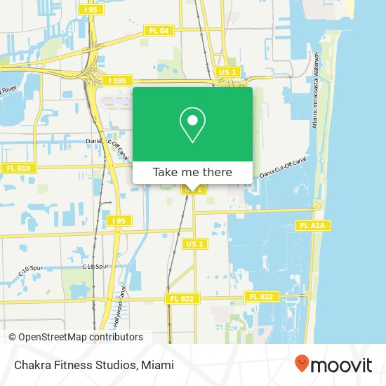 Chakra Fitness Studios map