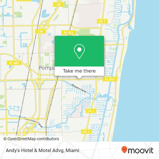 Mapa de Andy's Hotel & Motel Advg