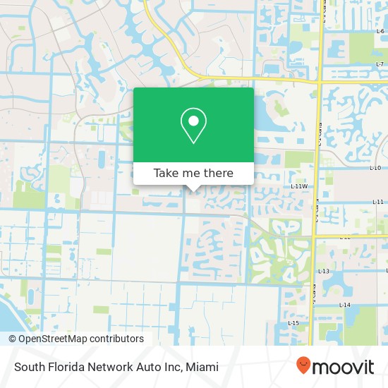 Mapa de South Florida Network Auto Inc