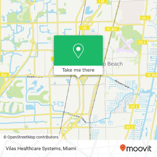 Vilas Healthcare Systems map