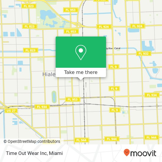 Time Out Wear Inc map