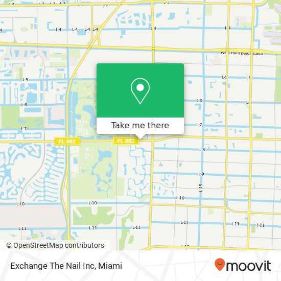 Exchange The Nail Inc map