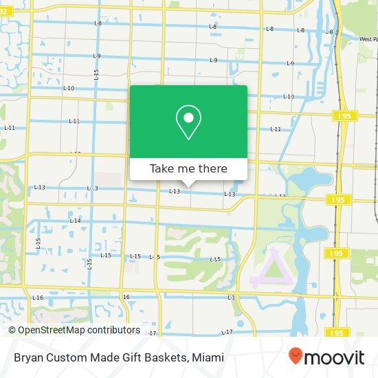 Mapa de Bryan Custom Made Gift Baskets