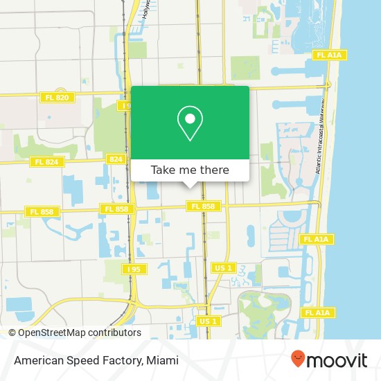 American Speed Factory map