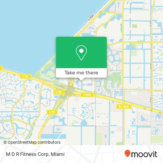 M D R Fitness Corp map