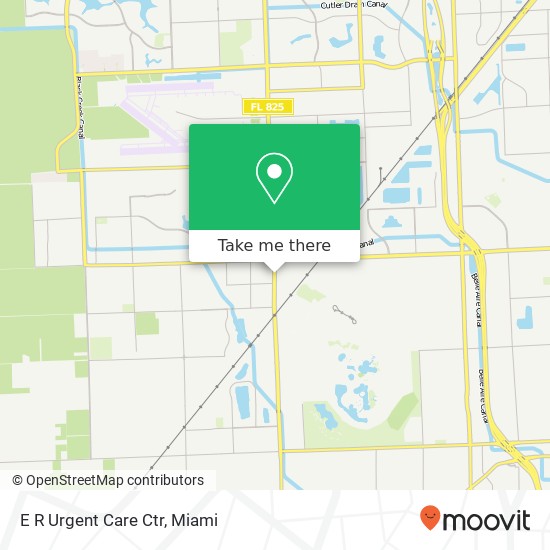 E R Urgent Care Ctr map