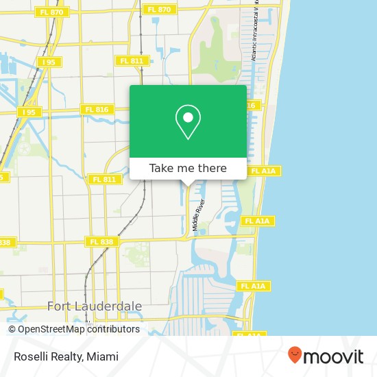 Roselli Realty map