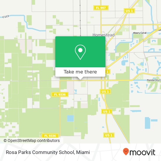 Rosa Parks Community School map