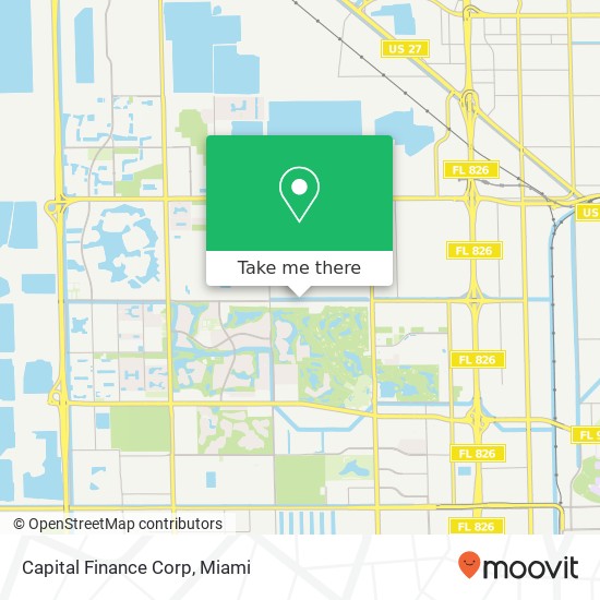 Capital Finance Corp map