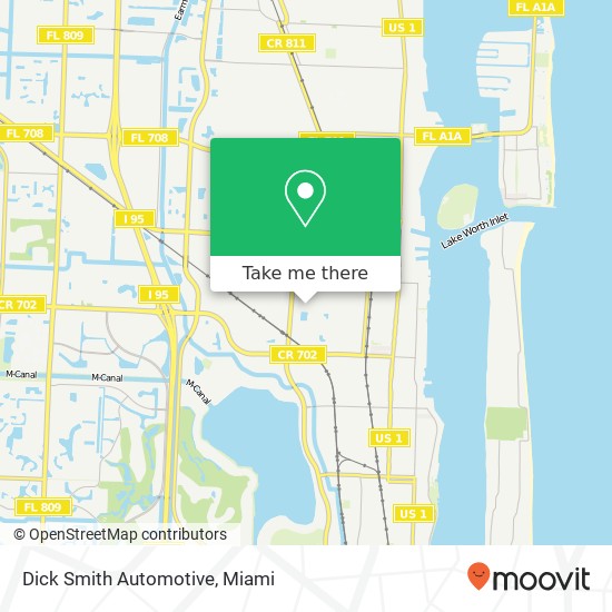 Mapa de Dick Smith Automotive