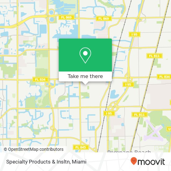 Mapa de Specialty Products & Insltn