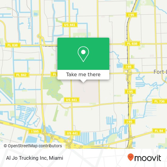 Al Jo Trucking Inc map