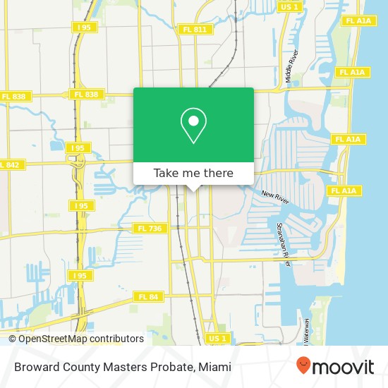 Broward County Masters Probate map