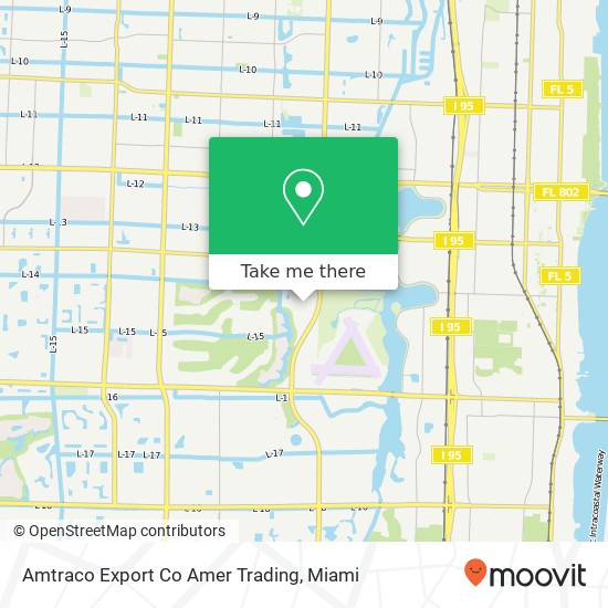 Mapa de Amtraco Export Co Amer Trading