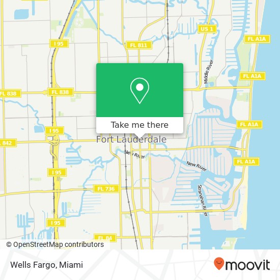 Mapa de Wells Fargo