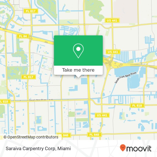 Mapa de Saraiva Carpentry Corp