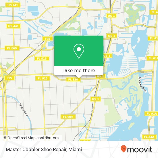 Mapa de Master Cobbler Shoe Repair