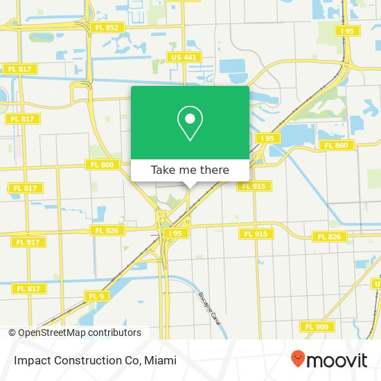 Impact Construction Co map