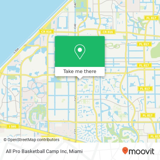 All Pro Basketball Camp Inc map