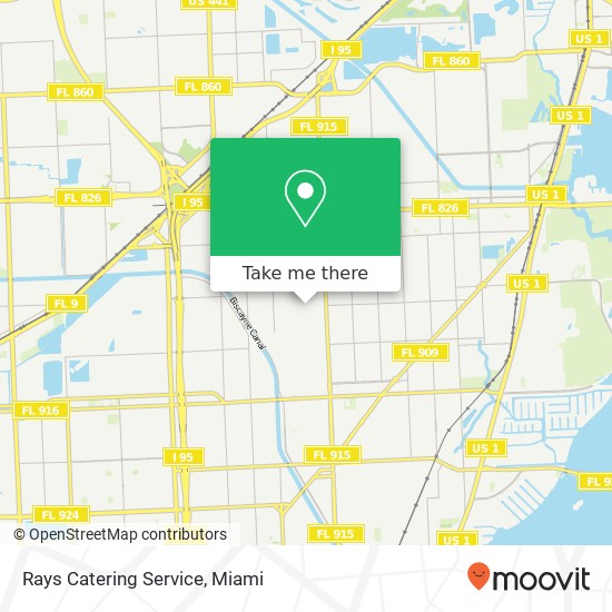 Mapa de Rays Catering Service