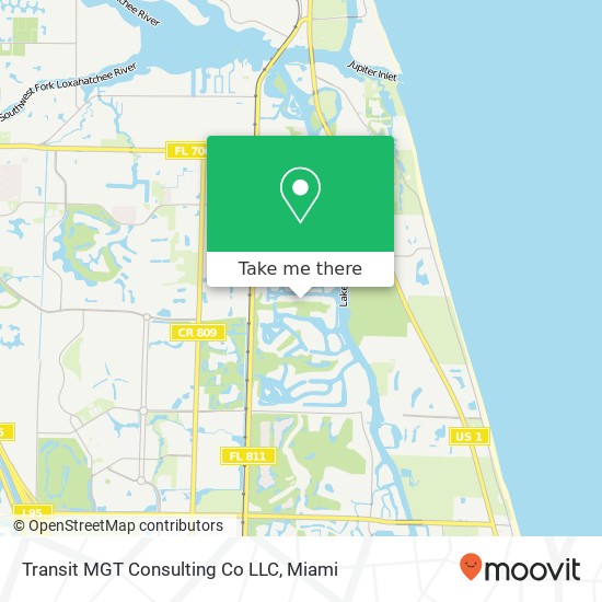 Mapa de Transit MGT Consulting Co LLC