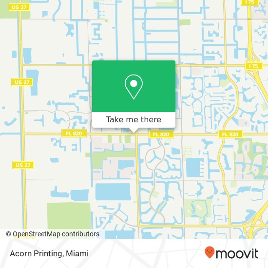 Acorn Printing map