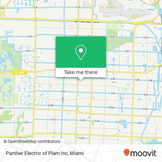 Panther Electric of Plam Inc map