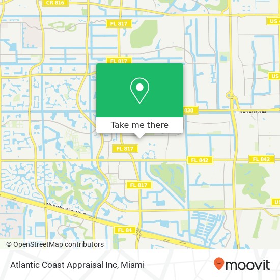 Atlantic Coast Appraisal Inc map