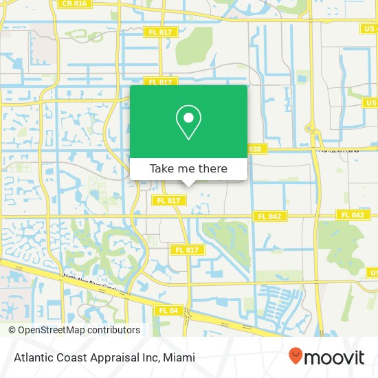 Mapa de Atlantic Coast Appraisal Inc