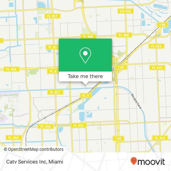 Catv Services Inc map