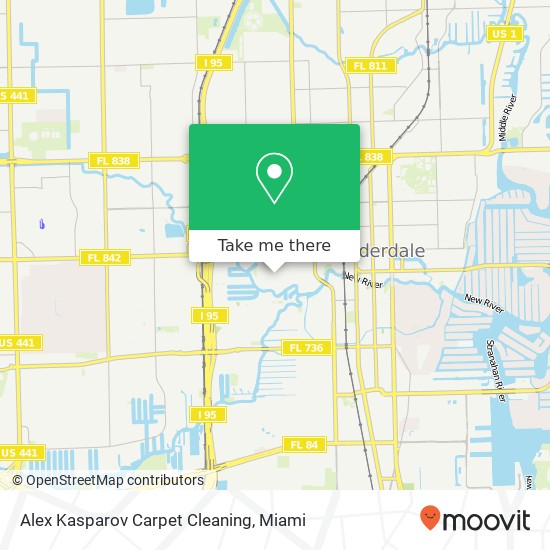 Alex Kasparov Carpet Cleaning map