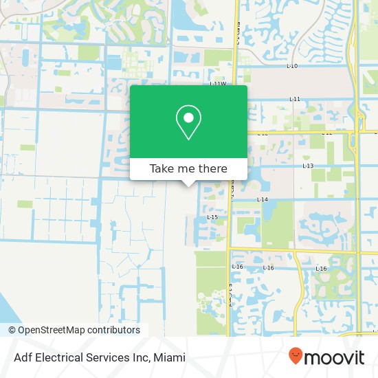 Adf Electrical Services Inc map