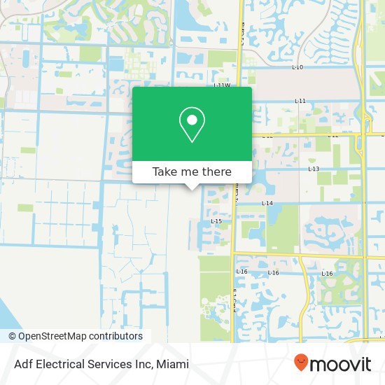 Mapa de Adf Electrical Services Inc