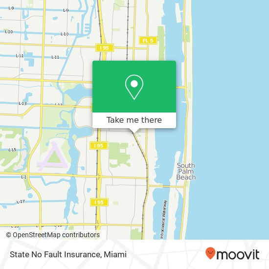 State No Fault Insurance map