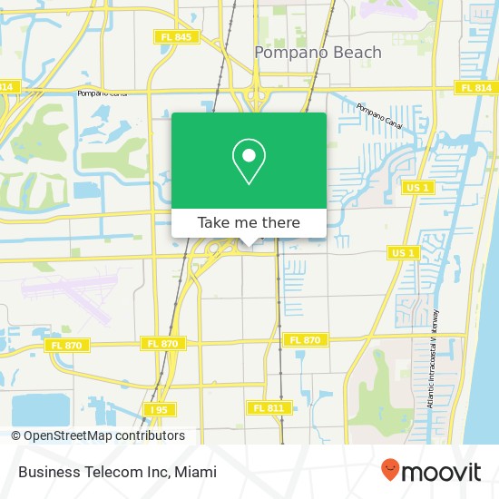 Mapa de Business Telecom Inc