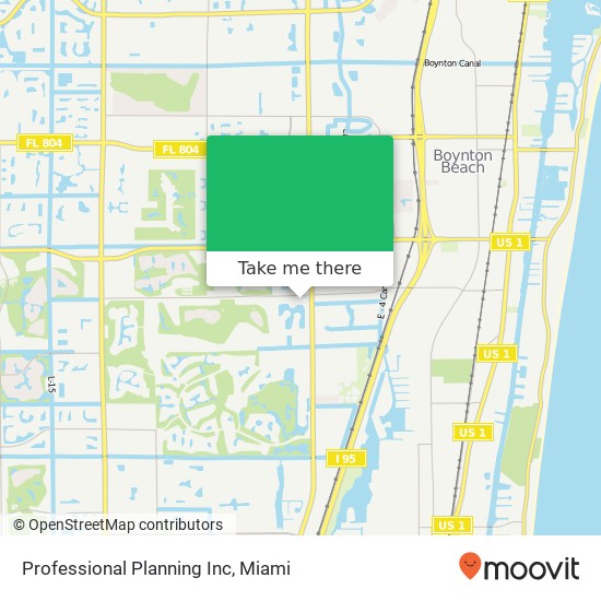 Mapa de Professional Planning Inc