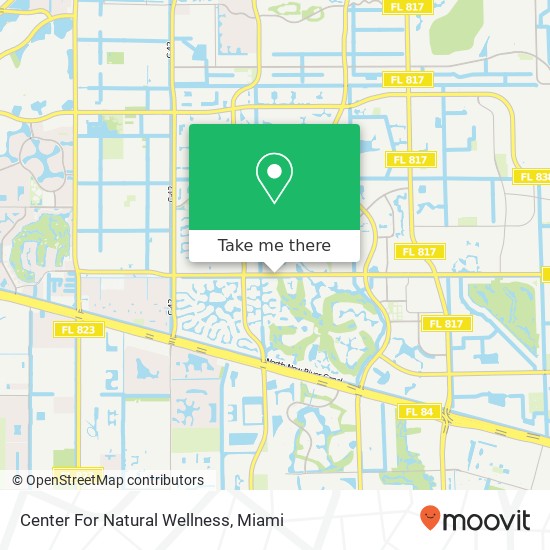 Center For Natural Wellness map