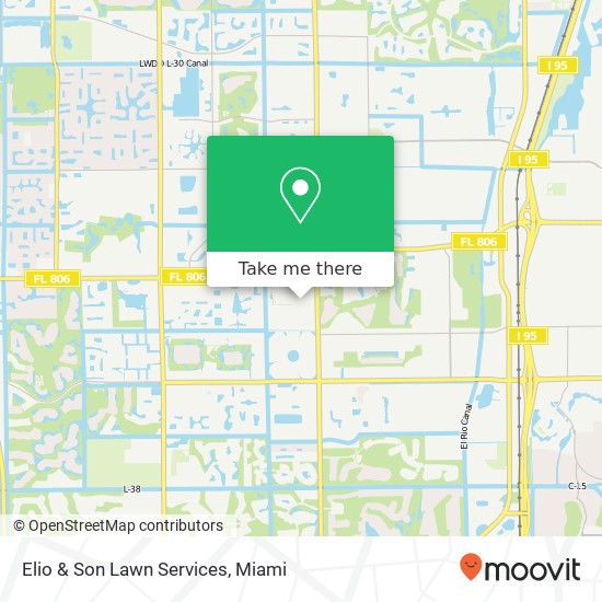 Mapa de Elio & Son Lawn Services