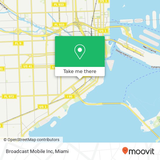 Broadcast Mobile Inc map