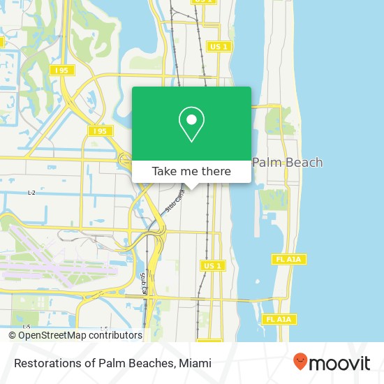 Restorations of Palm Beaches map