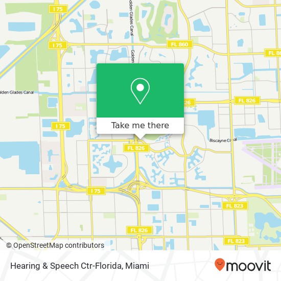 Mapa de Hearing & Speech Ctr-Florida